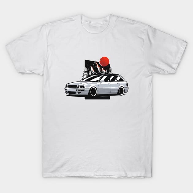 Silver B4 S2 Avant T-Shirt by KaroCars